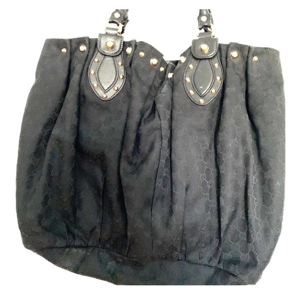 Gucci Black Authentic hobo large bag